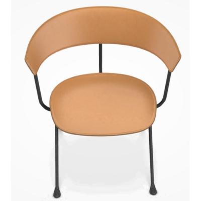 Officina niedriger Sessel Leder Sessel/Sofa Magis Farbe: schwarz Gestell: verzinkt